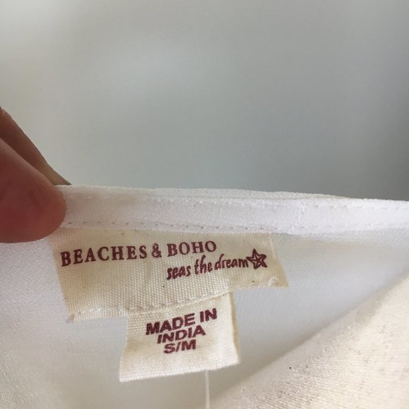 Beaches & Boho Sheer Swimsuit Coverup NWT Size S/M - Picture 6 of 6